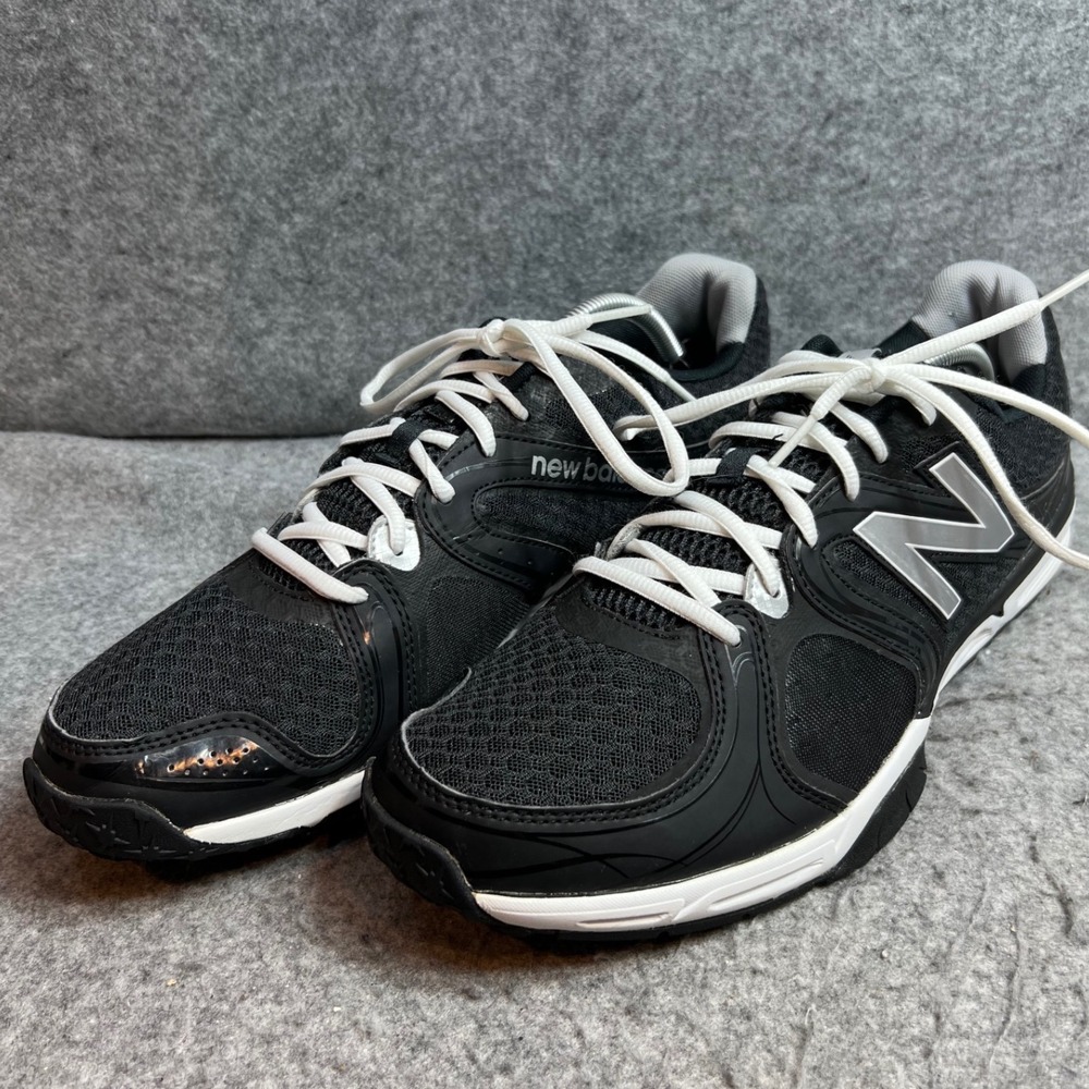 New Balance 797 Mens Black Silver Mesh Training Shoes Comfort Size 13